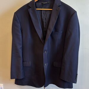 Jos. A. Bank Navy Wool Traveler Suit Jacket Blazer 50L